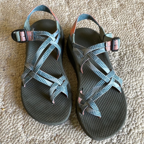 Chacos Women’s size 9 Green & Orange Sandals - Picture 1 of 6